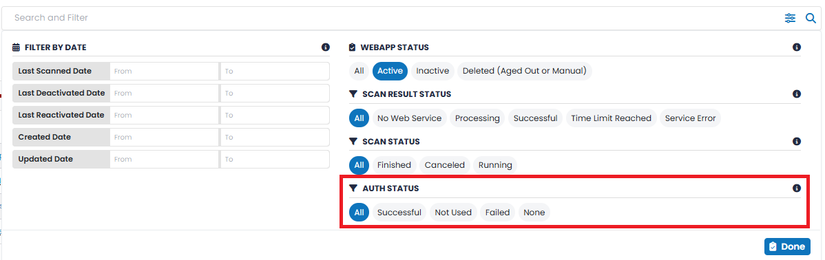Web Apps search bar example